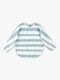 Done By Deer Langärmliges Lätzchen, Stripes Blue