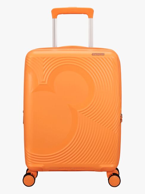 American Tourister Mickey Magic Spinner Koffer 37-44L, Peachy Orange