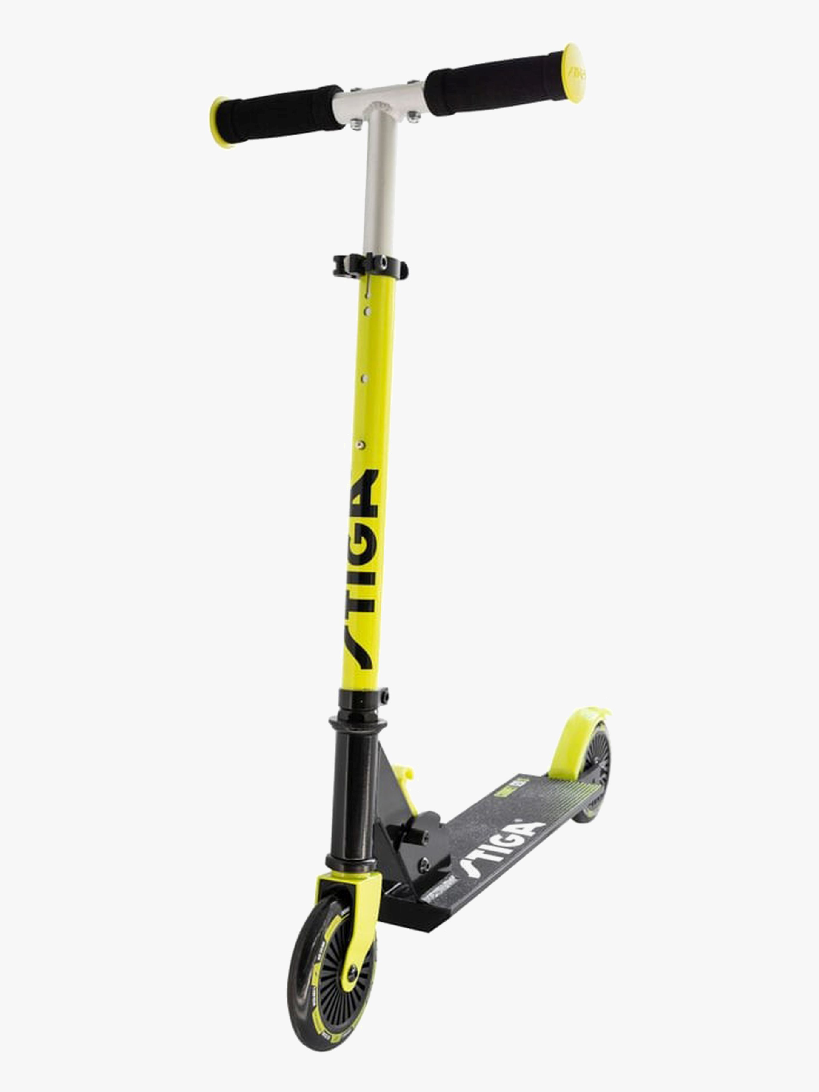 STIGA Kick Tretroller Comet 120-S, Schwarz/Gelb