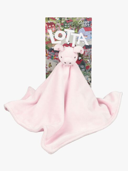 Lotta aus der Krachmacherstraße Teddy Schmusetuch, Rosa