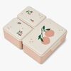 LIEWOOD Driss Gemusterte Brotdose, Peach Me/Sea Shell