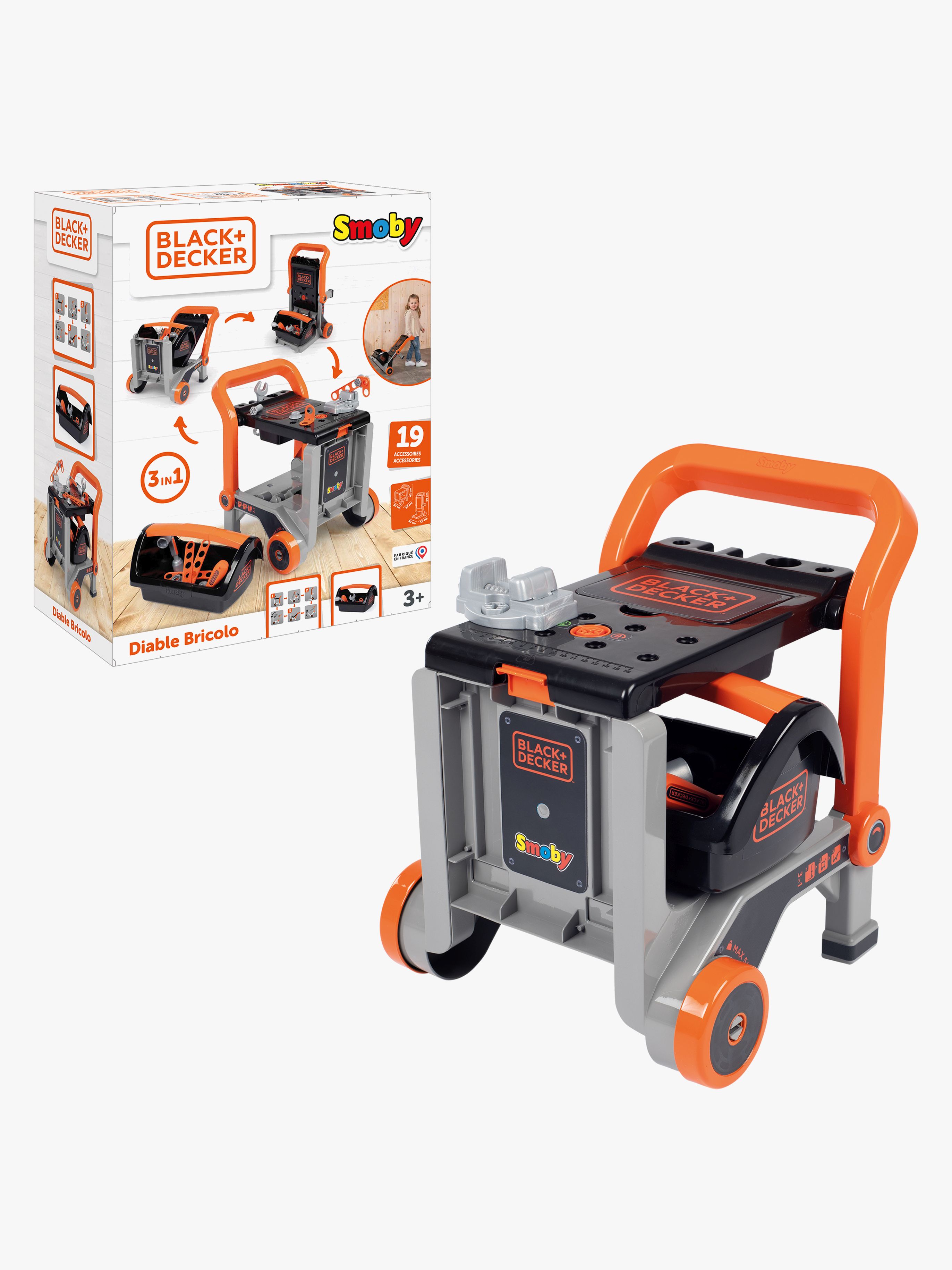 Smoby Black &  Decker Bricolo Devil Workmate Werkbank