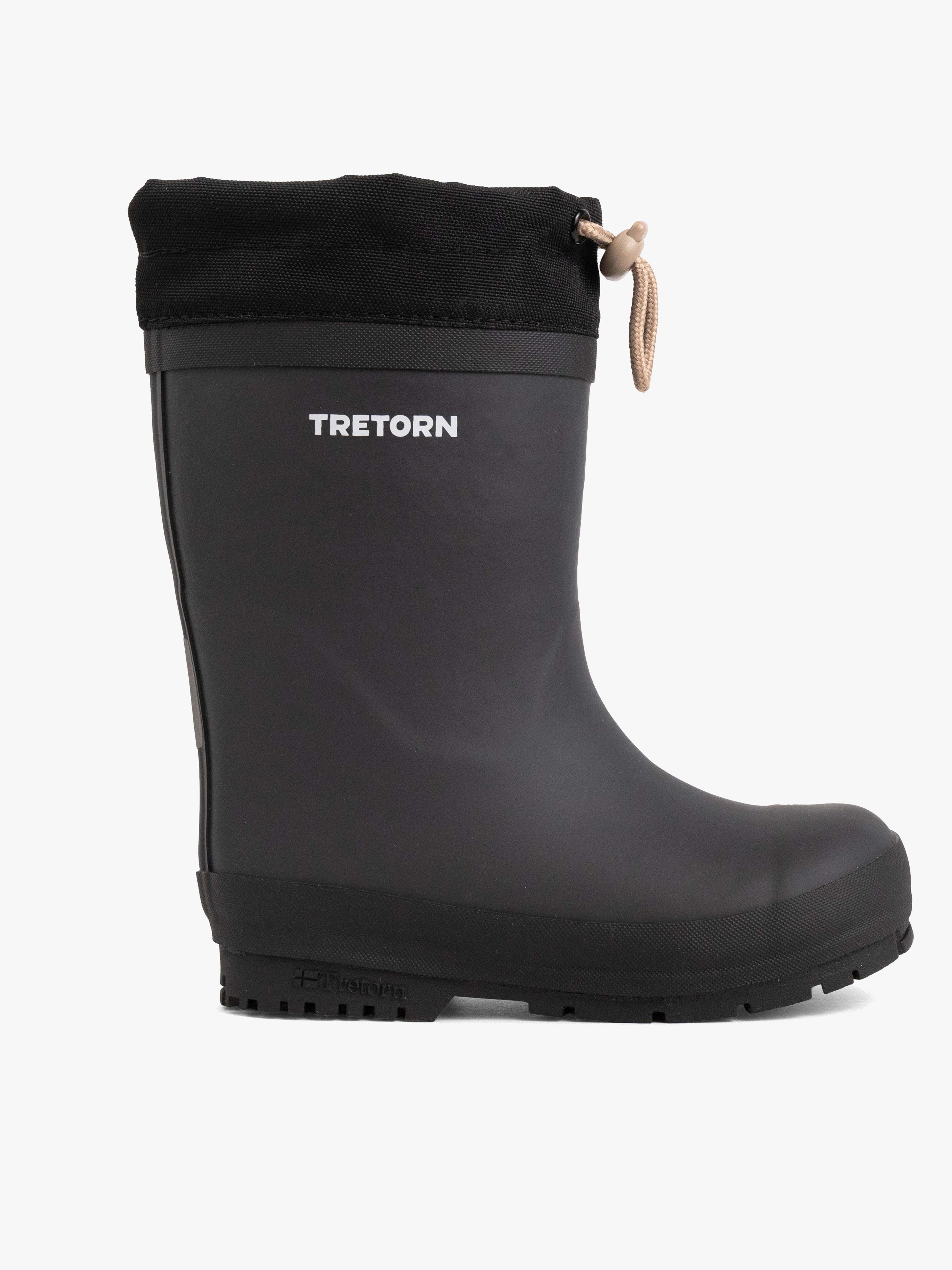 Tretorn Naven Gefütterte Gummistiefel, Schwarz, 25, Kindergummistiefel, Kinderstiefel, Gummistiefel kinder, Kids