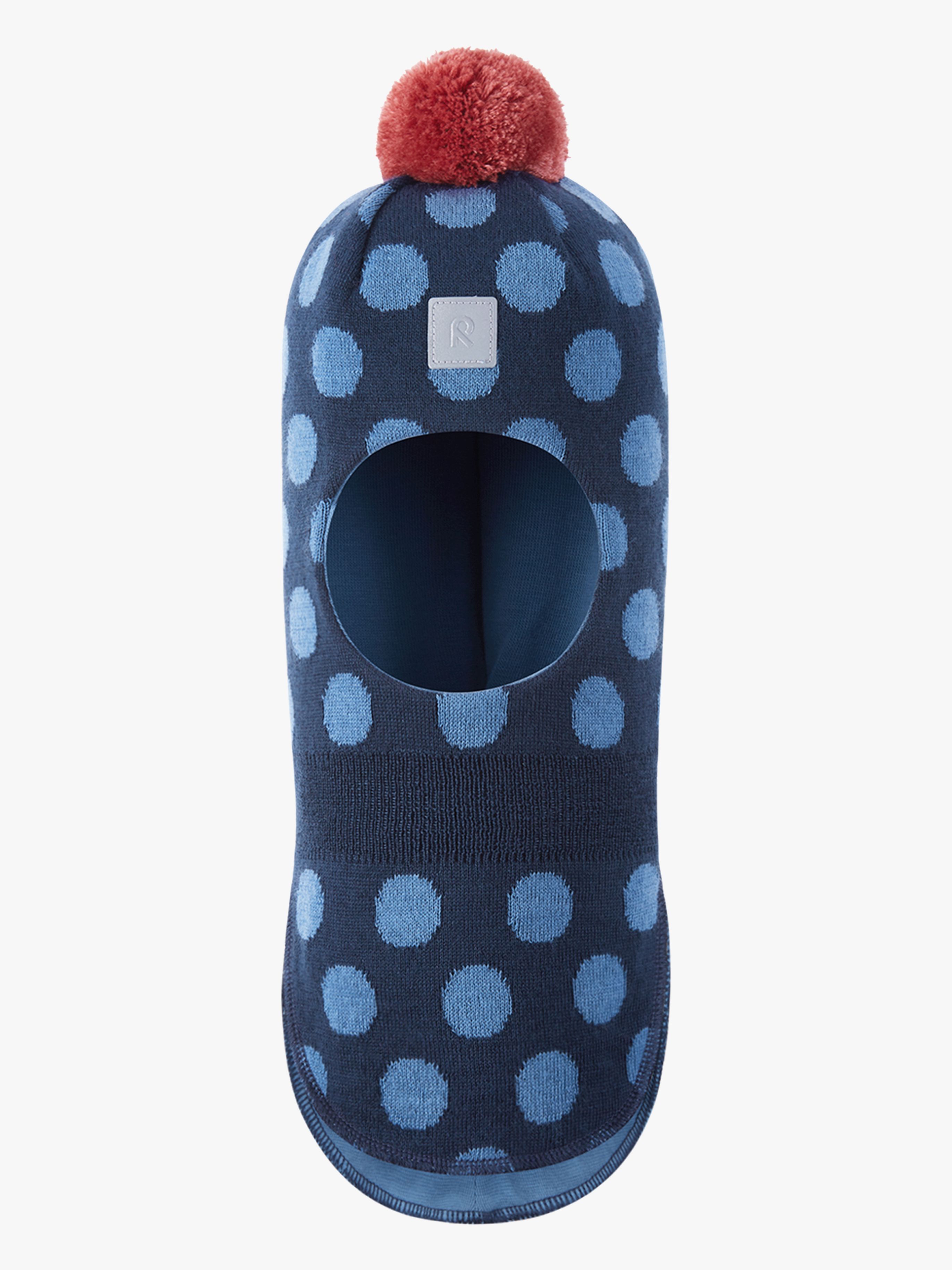 Polkka Schlupfmütze Wollmischung, Blue Ocean, 48