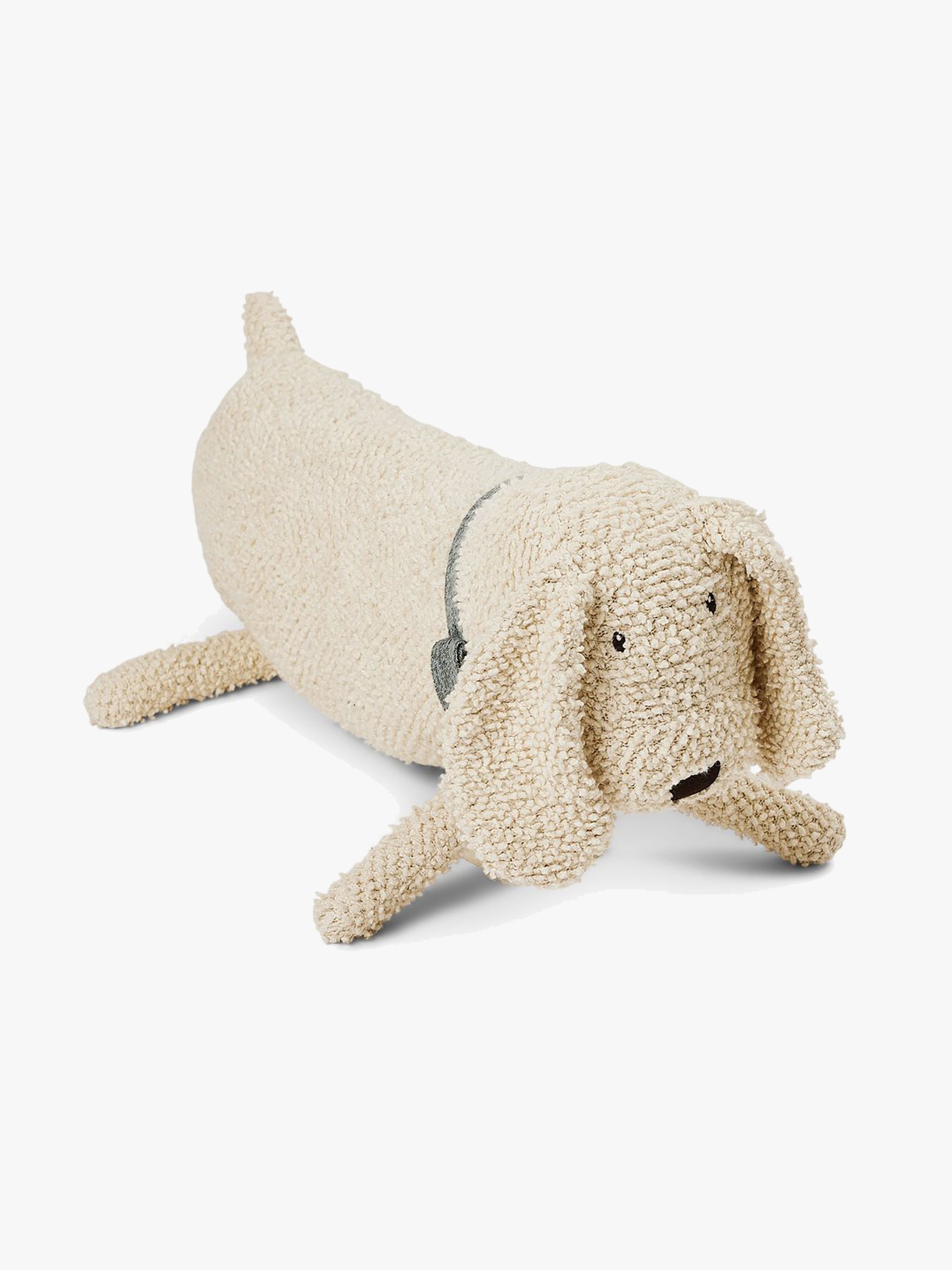 Plüschspielzeug Hund Bouclé, Naturweiß
