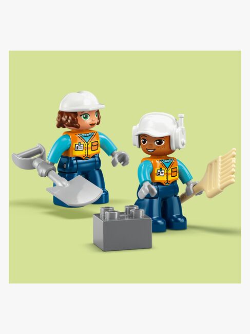 LEGO DUPLO Town 10476 Baustelle mit Baufahrzeugen – 3-in-1-Set