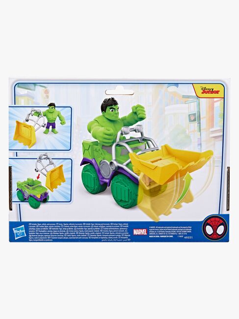 Spidey And His Amazing Friends Figur mit Fahrzeug Hulk Truck