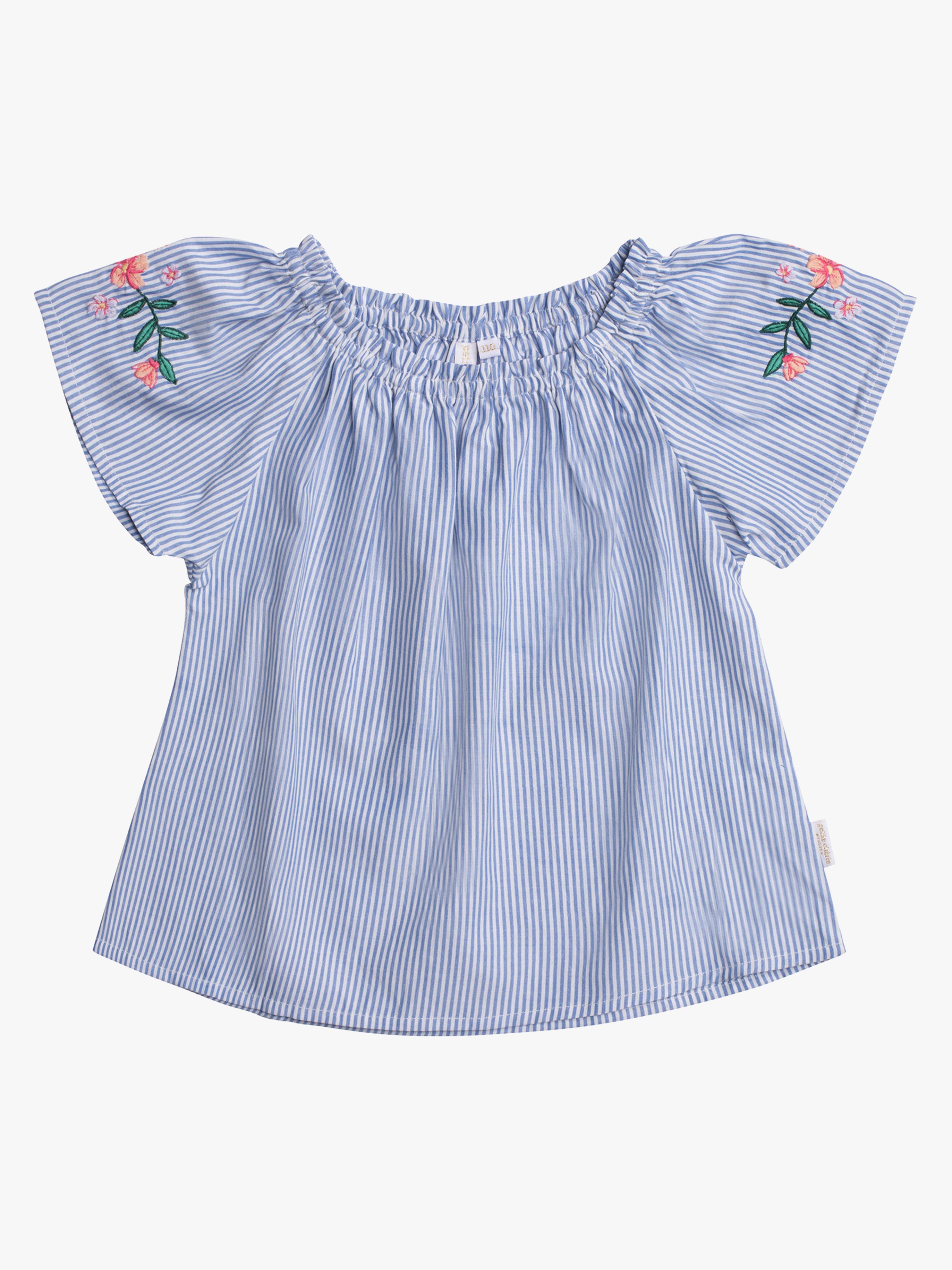 Petite Chérie Atelier Zola Kleid, Navy/White 110