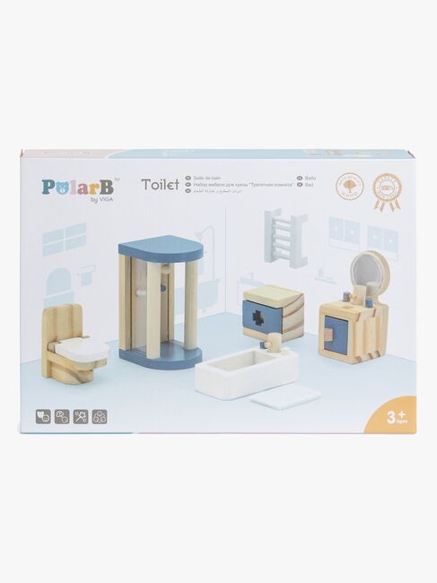 PolarB Puppenhauszubehör Badezimmer