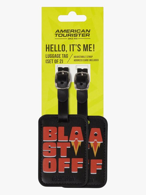 American Tourister Graphic Tags Gepäckanhänger 2er-Pack, Blast Off