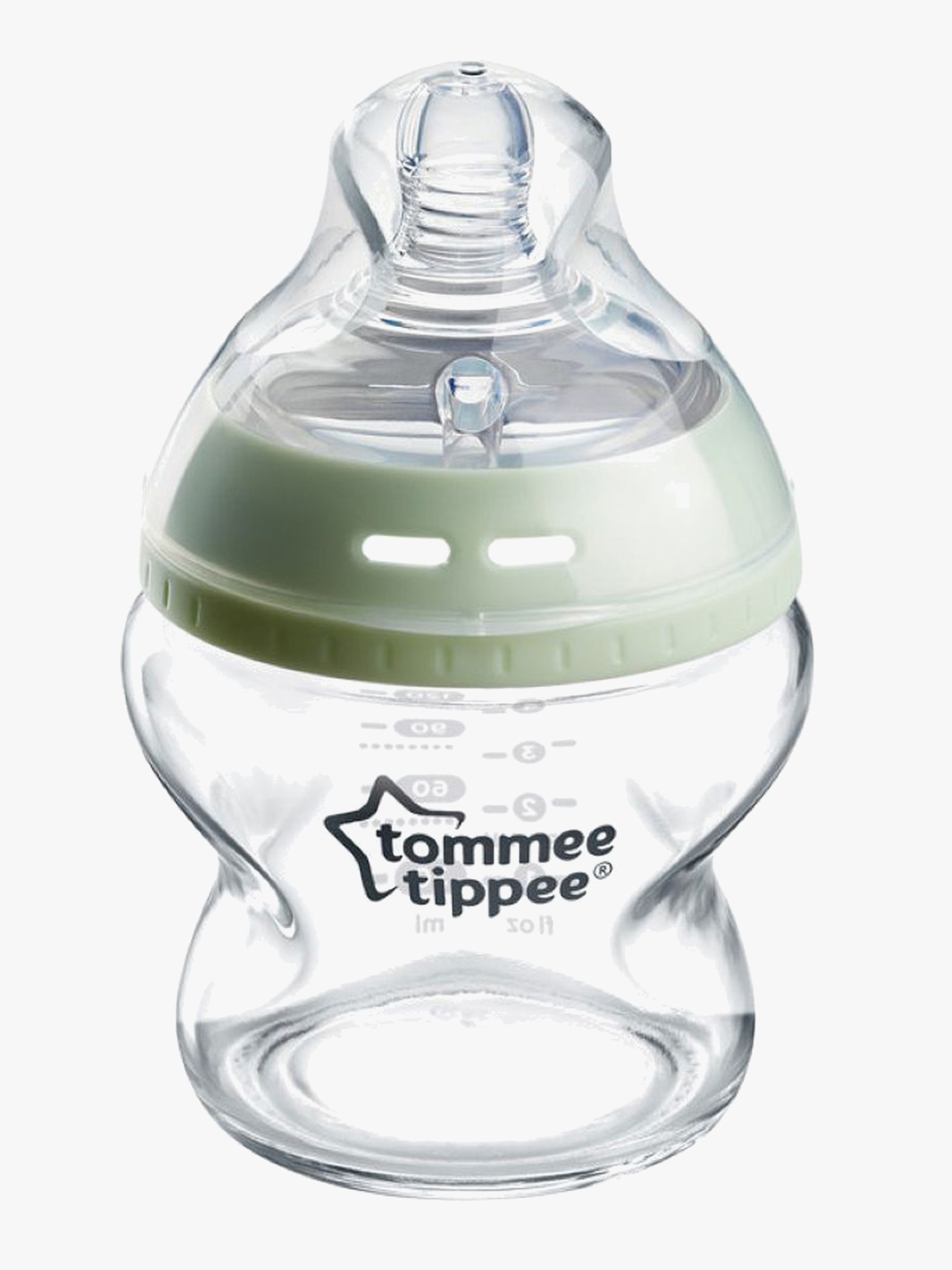 Natural Start Babyflasche 150 ml Glas, Green