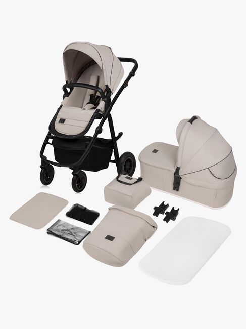 Lionelo Amber Plus 2-in-1 Kombikinderwagen, Beige Sand