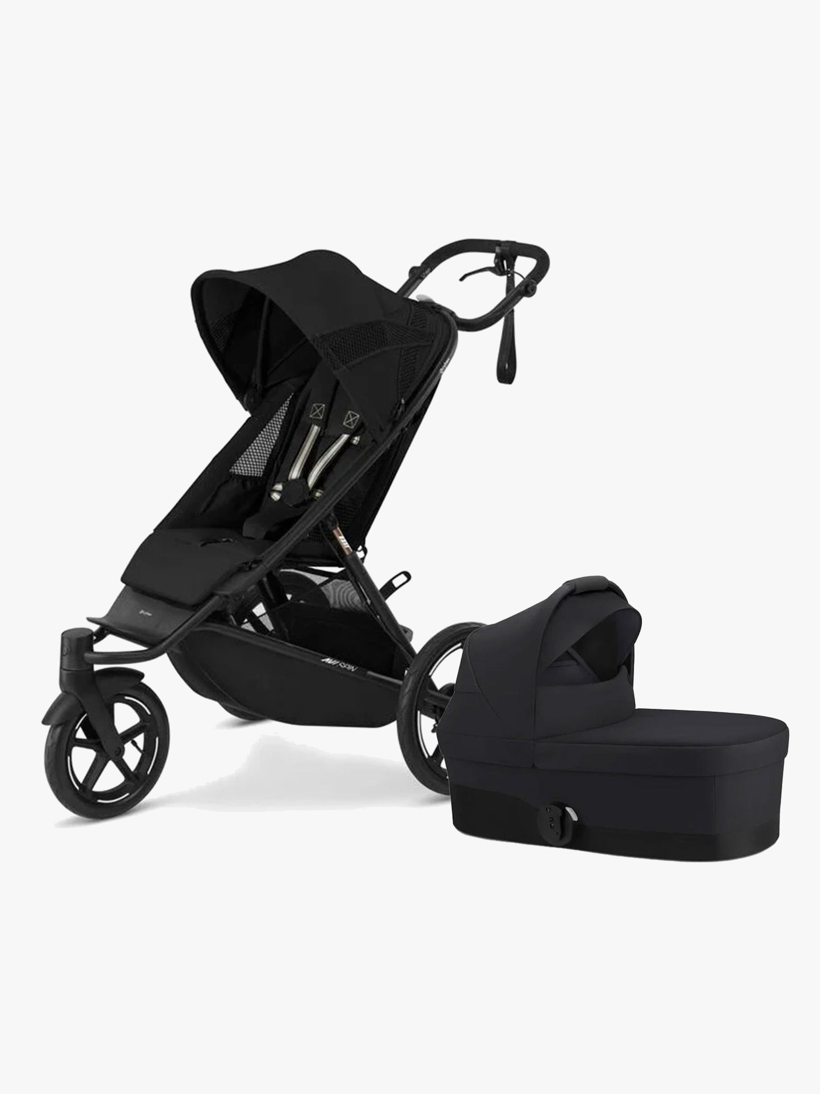 Cybex Avi Spin Kombikinderwagen, Moon Black