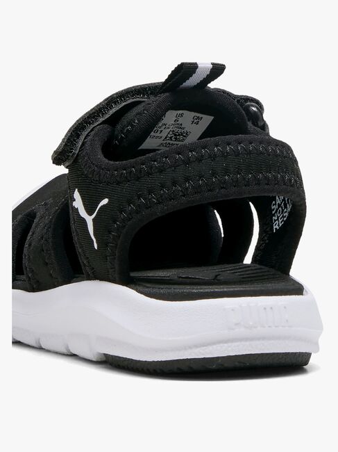 Puma Fun Racer V Infant Sandalen, Black/White