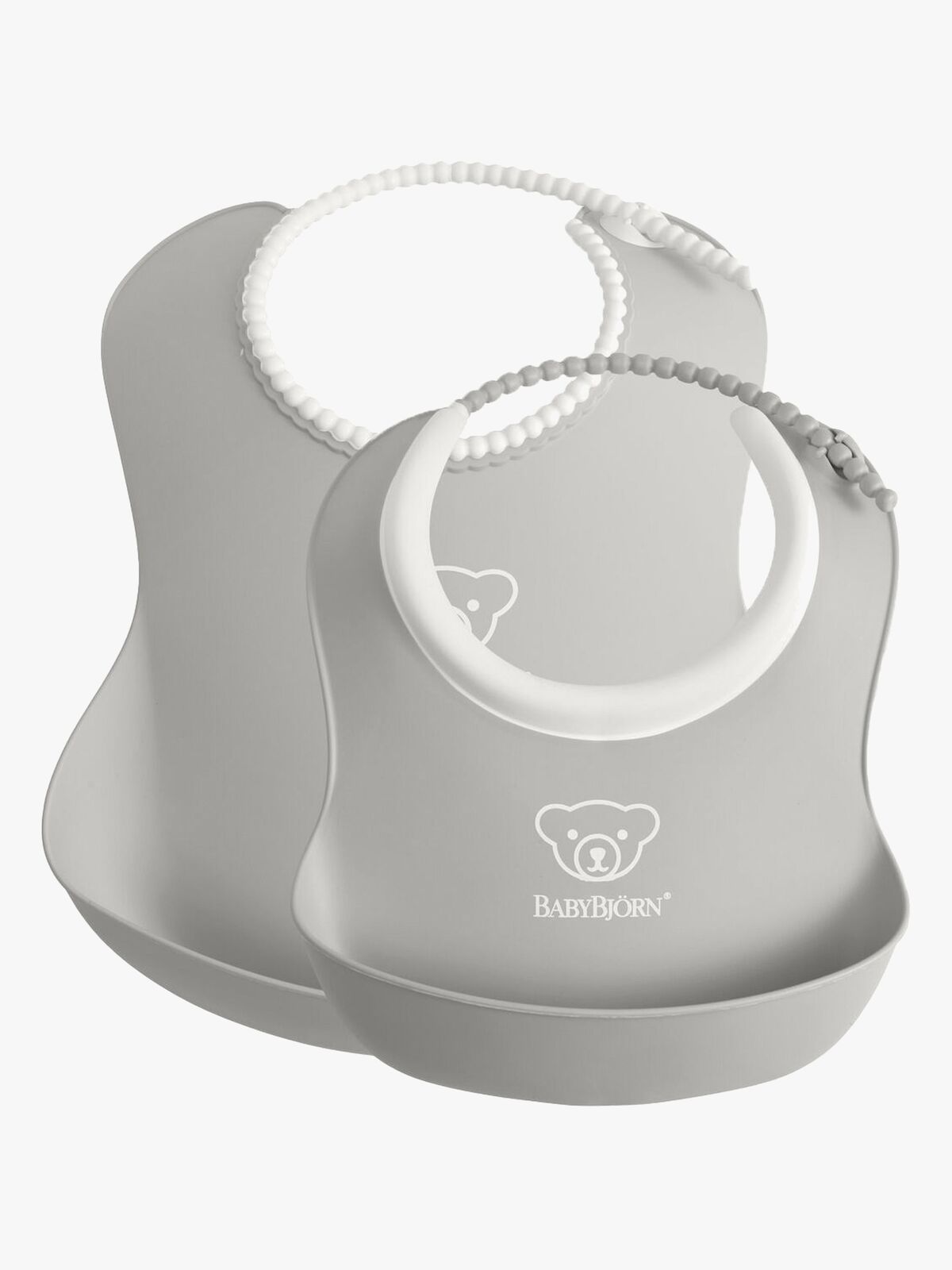 BabyBjörn Lätzchen-Set 2er-Pack, Grau