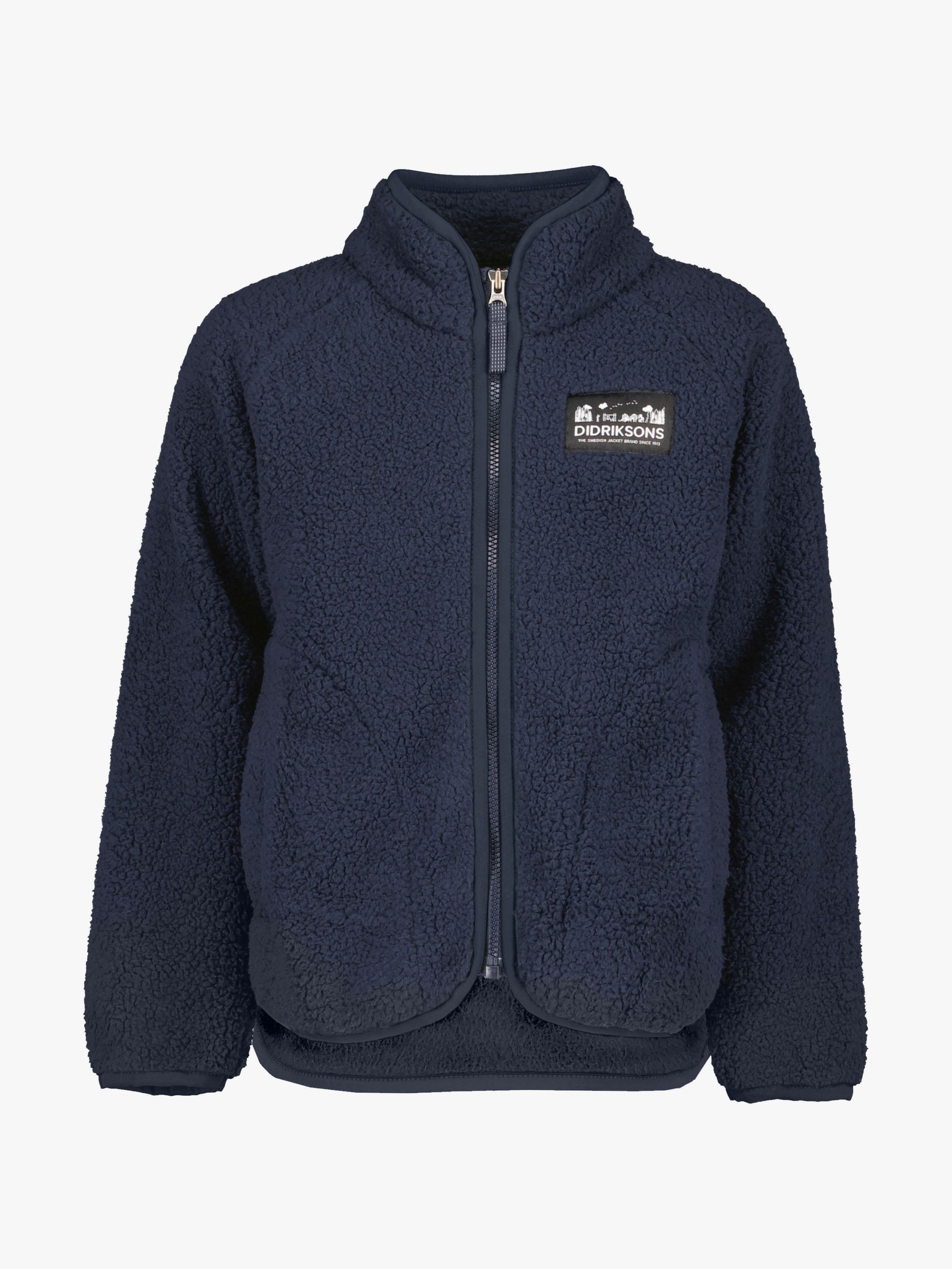 Didriksons Gibbs Fleecejacke, Navy, 80