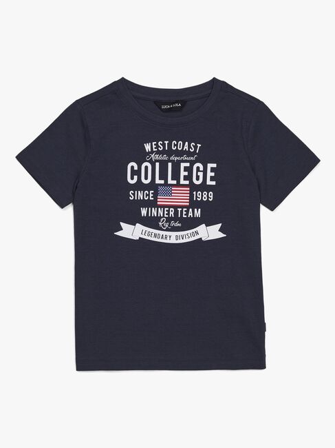Luca & Lola Tore T-Shirt 2er-Pack, Navy/Grey Melange