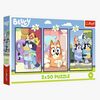 Trefl Bluey Family Puzzles 3x50 Teile