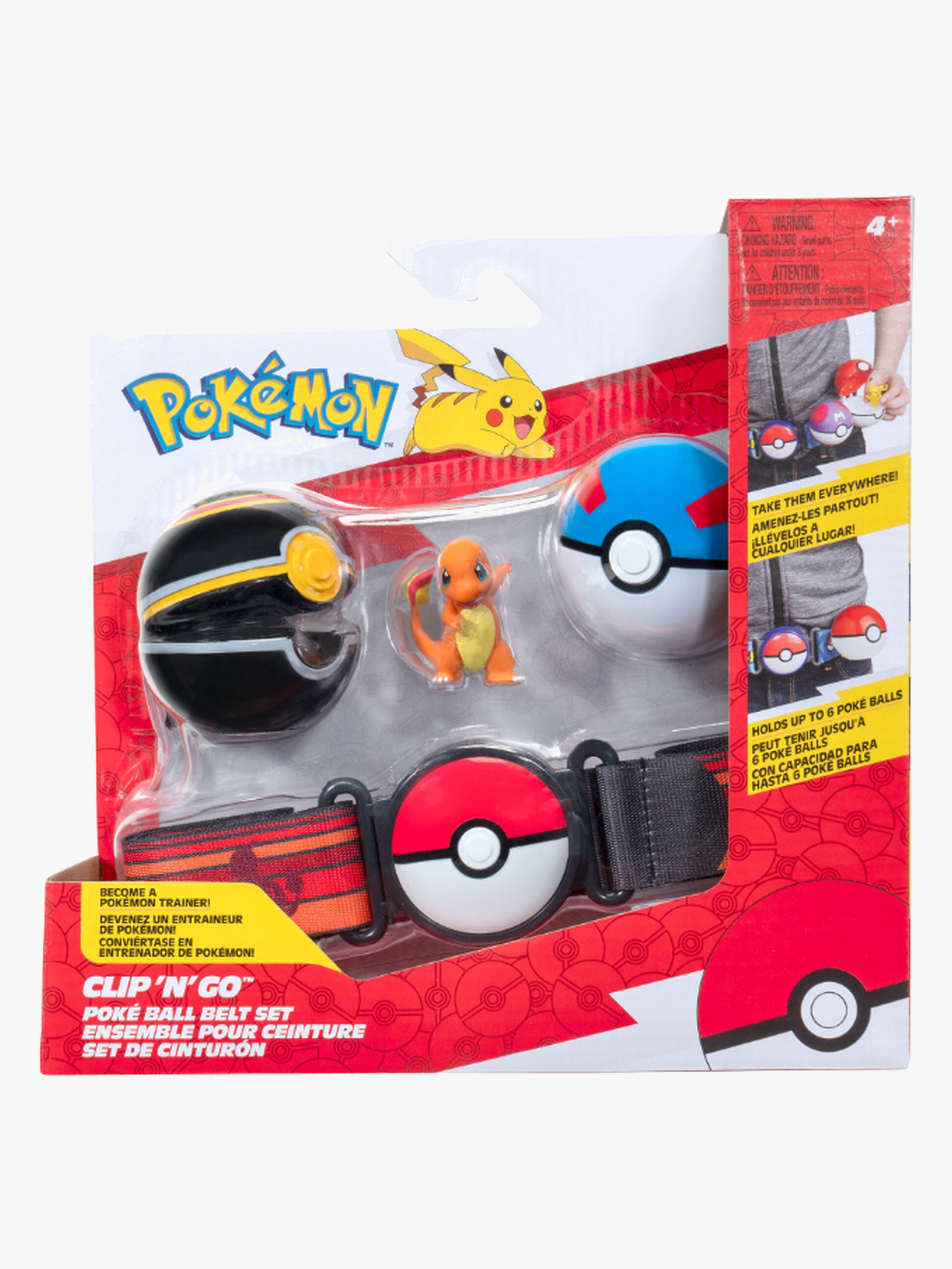 Clip 'N' Go Gürtel Spielset Glumanda mit Pokéball