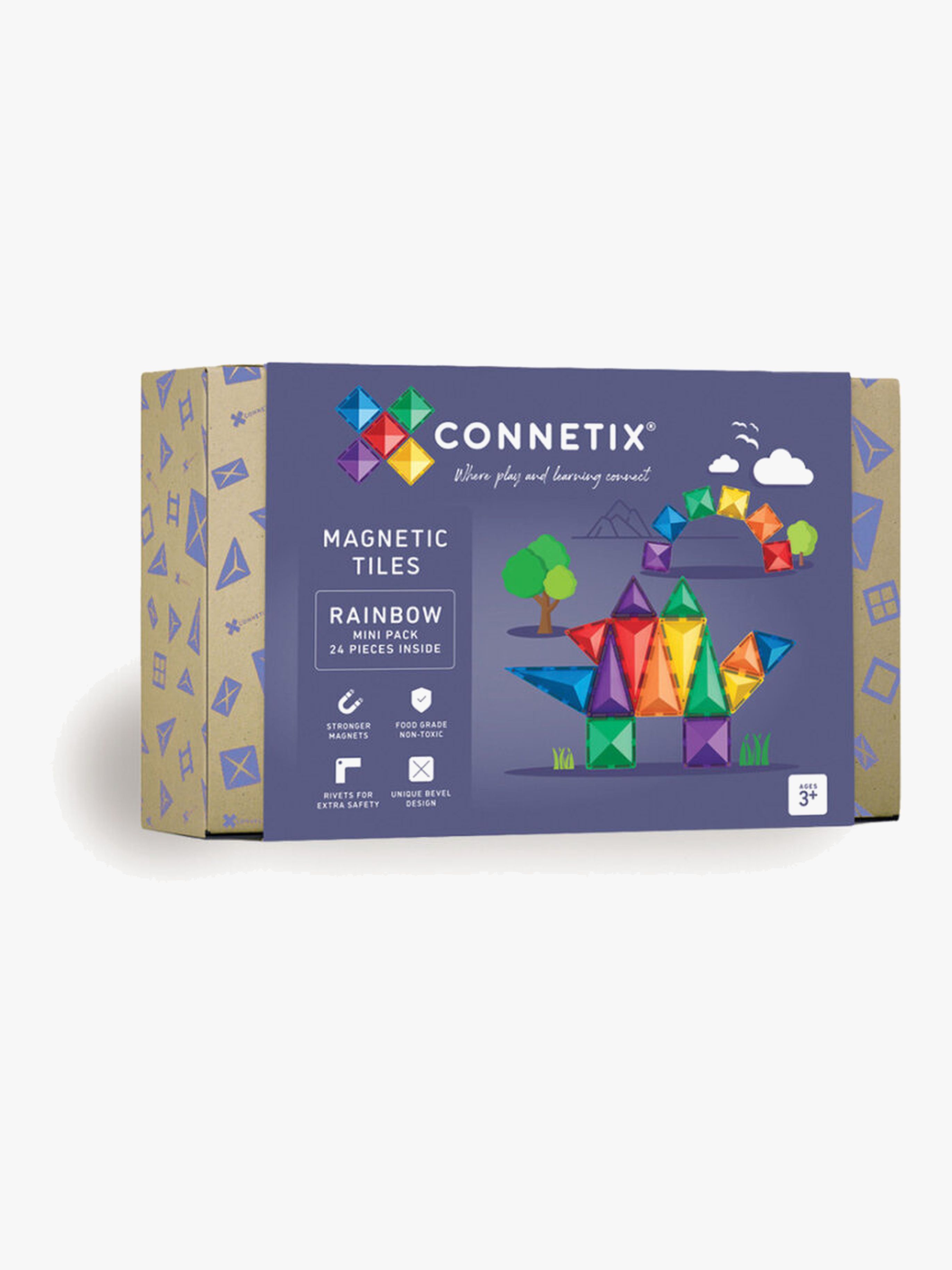 Connetix Magnetische Bauteile Rainbow Mini Pack 24 Teile