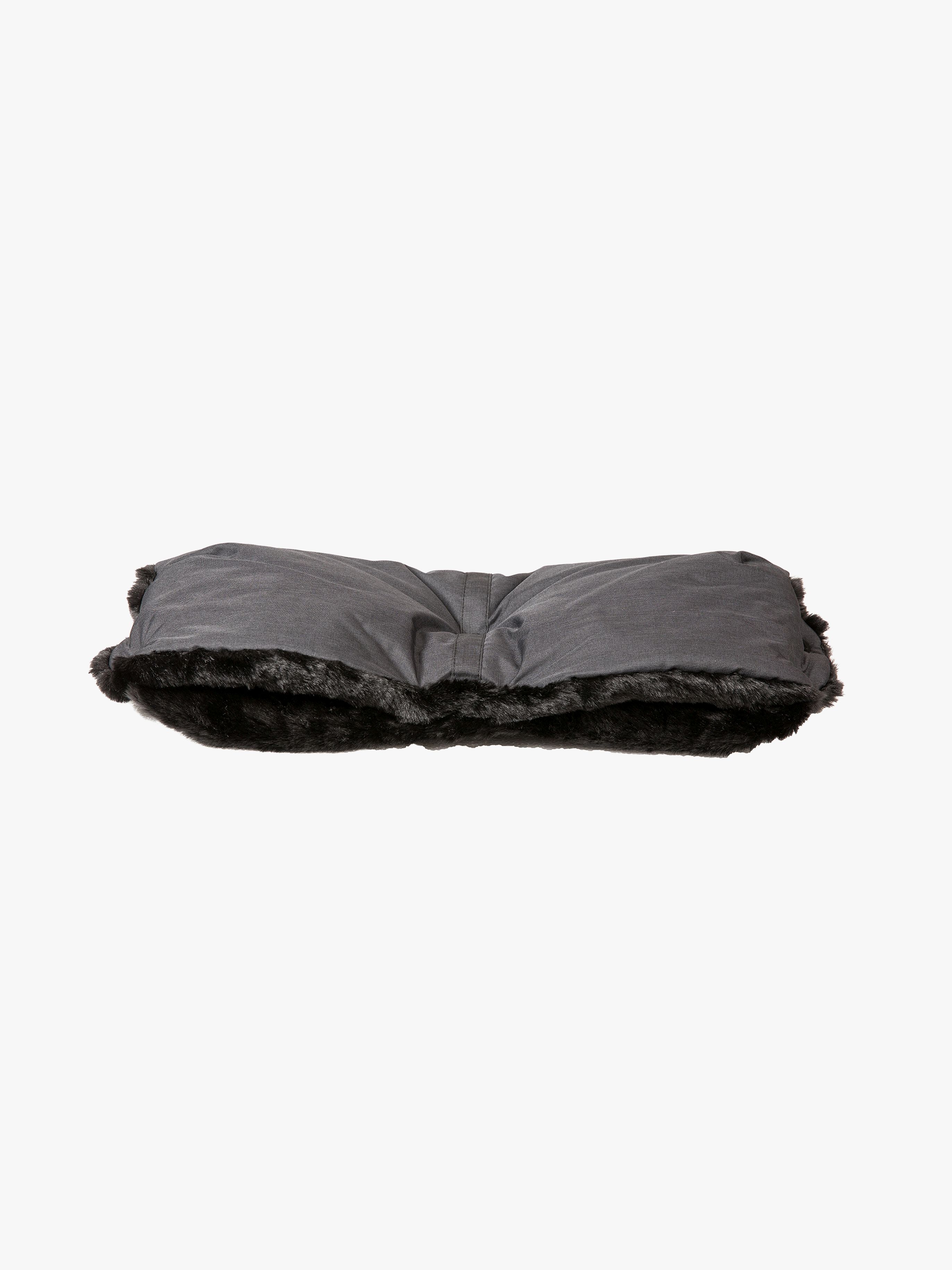 Handwärmer Fleece, Black Melange