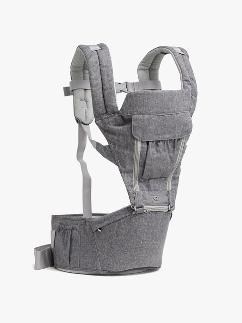 Beemoo CARE Carry Comfort 4-in-1 Babytrage & Hüftsitz, Grey