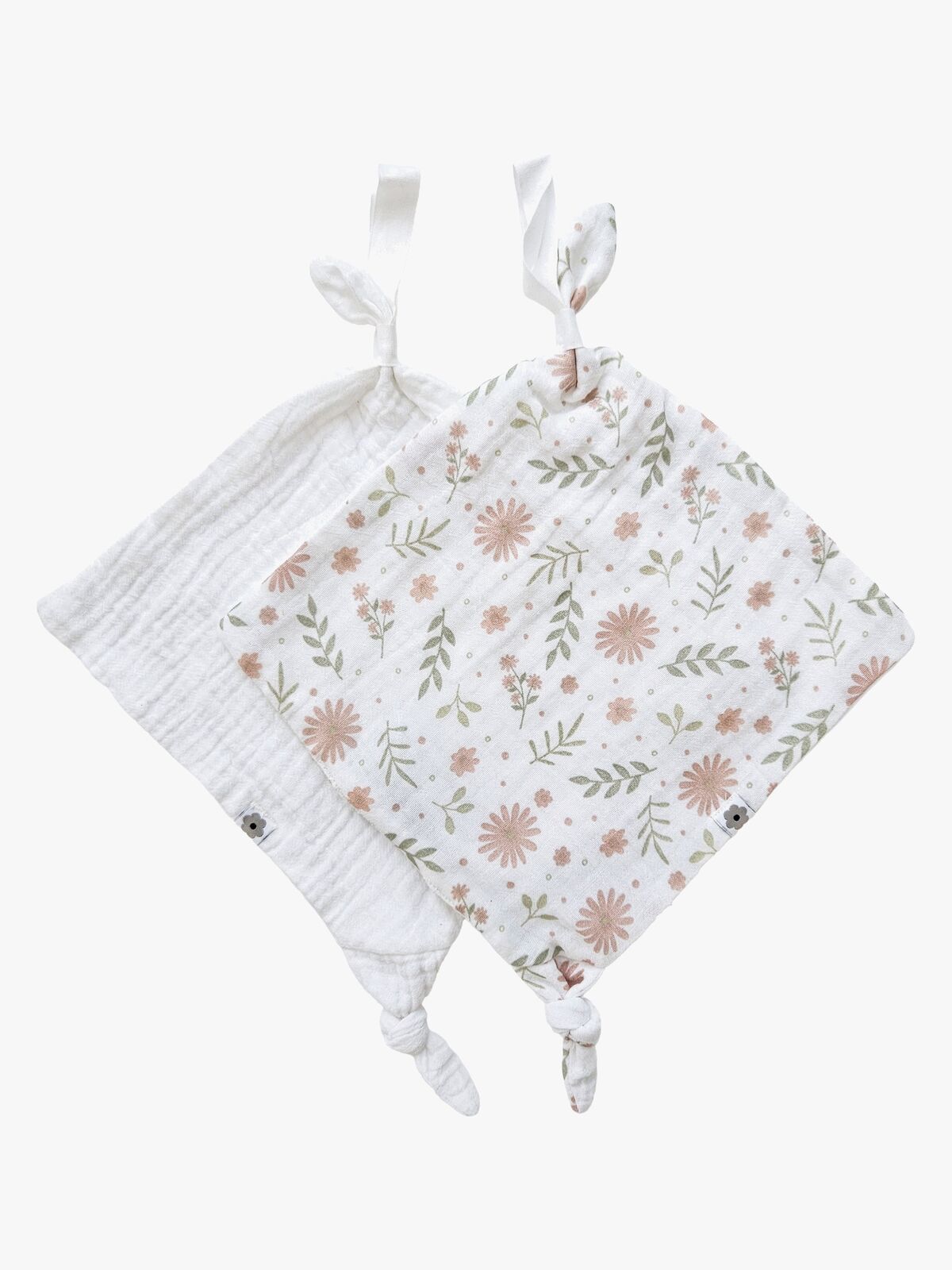 Summerville Organic Schmusetuch 2er-Pack, Blossom