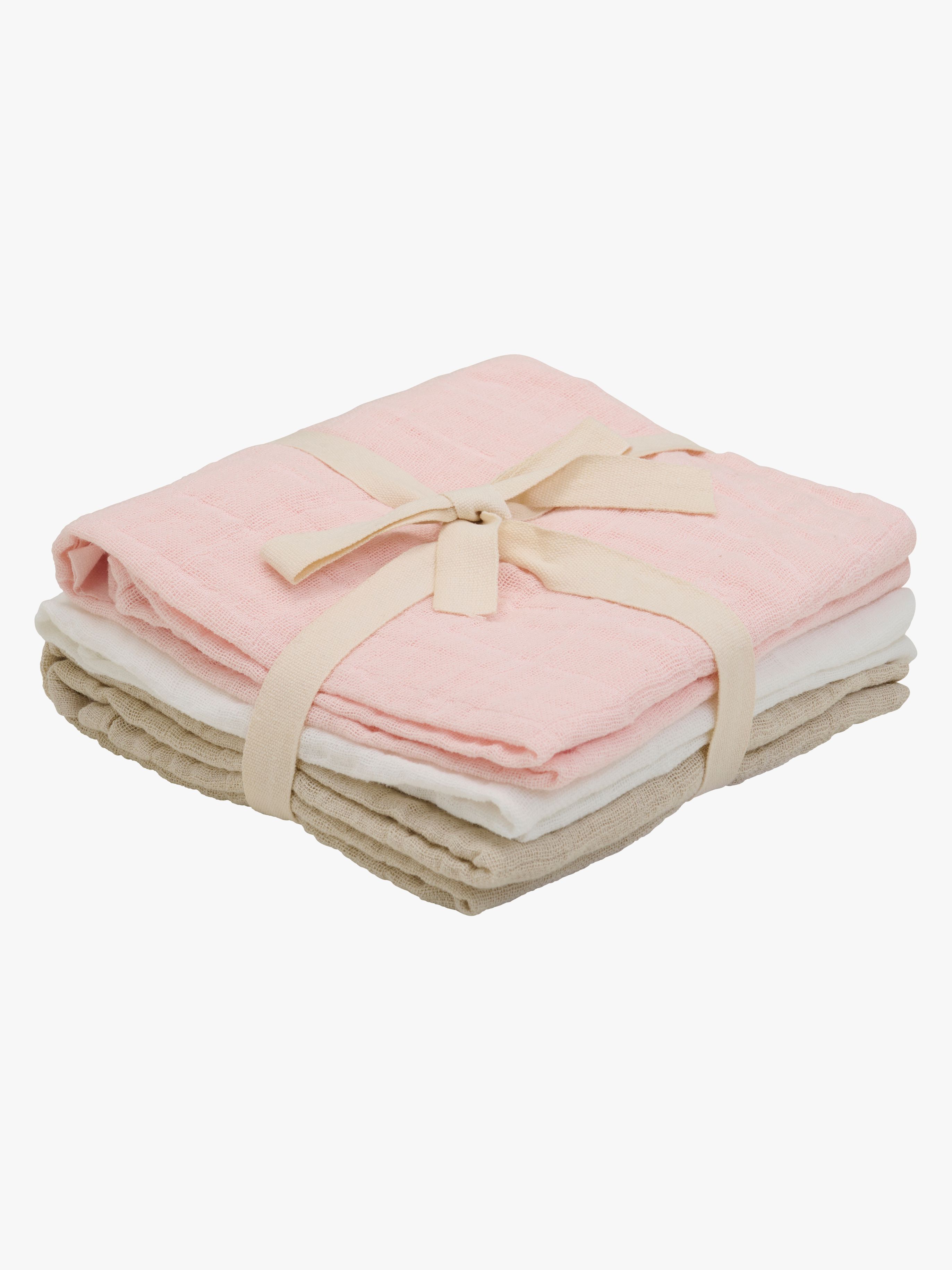 Pippi Musselintuch 3er-Pack, Veiled Rose