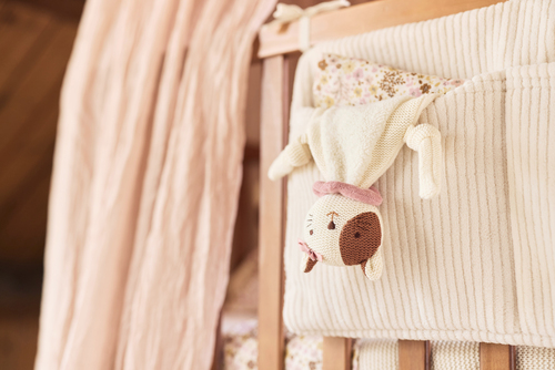 Jollein Schmusetuch mit Schnullerkette, Cat Jill