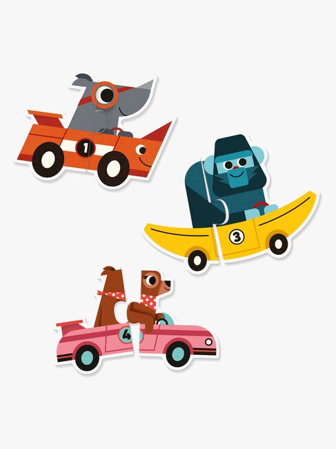 Djeco Duo Puzzle Rennwagen 20 Teile