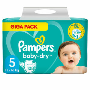 Pampers Baby Dry Gr 5 11-16 kg Windeln 108er-Pack