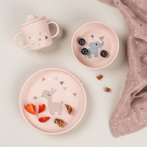 Done By Deer Foodie Geschirr-Set Celebration, Powder