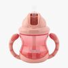 Nuby Twin Handle Flip It Becher 240 ml +12 m, Rosa
