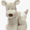 Teddykompaniet Kuscheltier Hund Teddy Cream, Grau