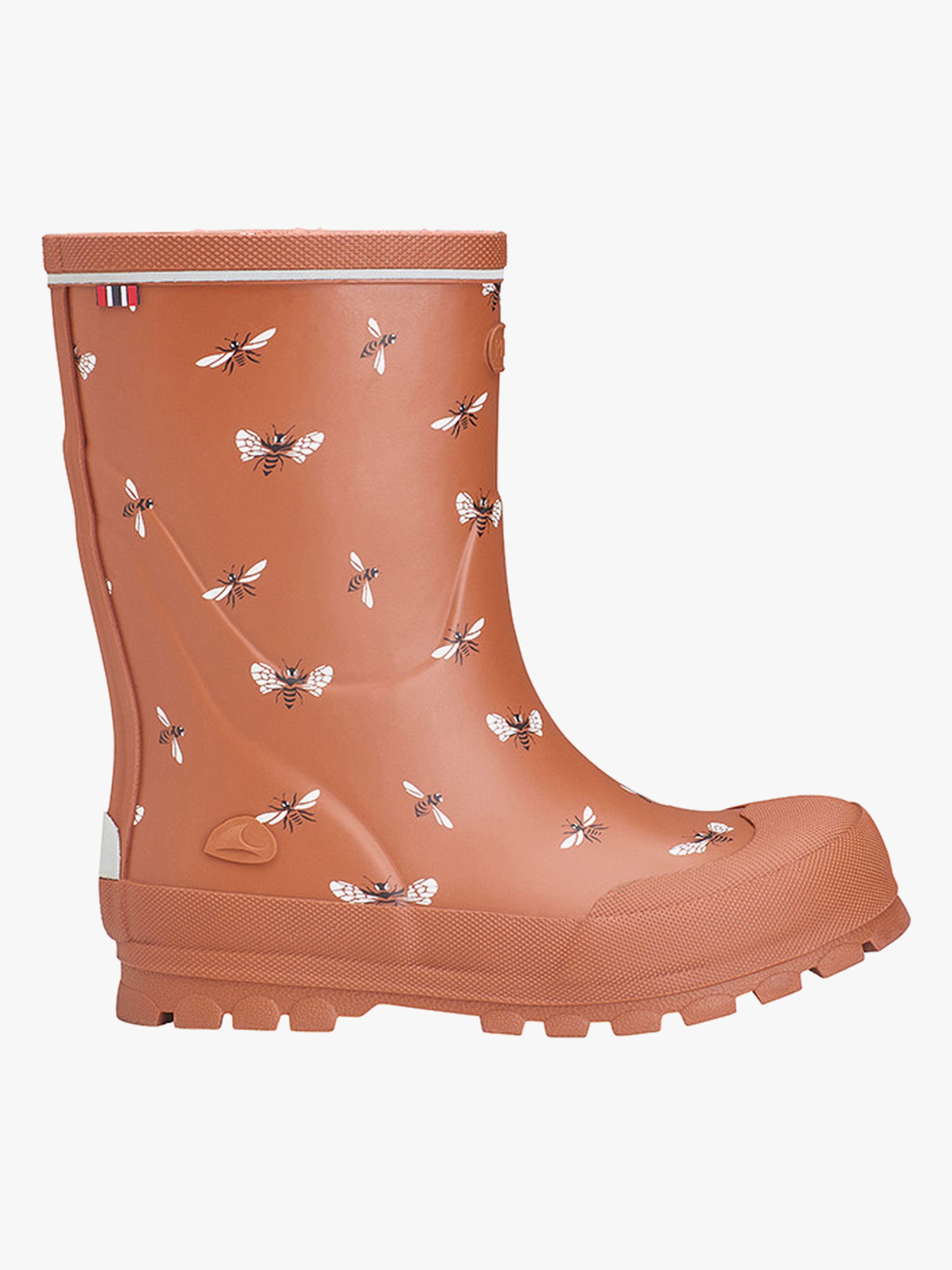 Jolly Print Gummistiefel, Cognac / White, 35, Kindergummistiefel, Kinderstiefel, Gummistiefel kinder, Kids - Bester im Test