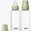 BIBS Medium Flow Fläschchen Silikon 2er-Pack 270 ml, Sage