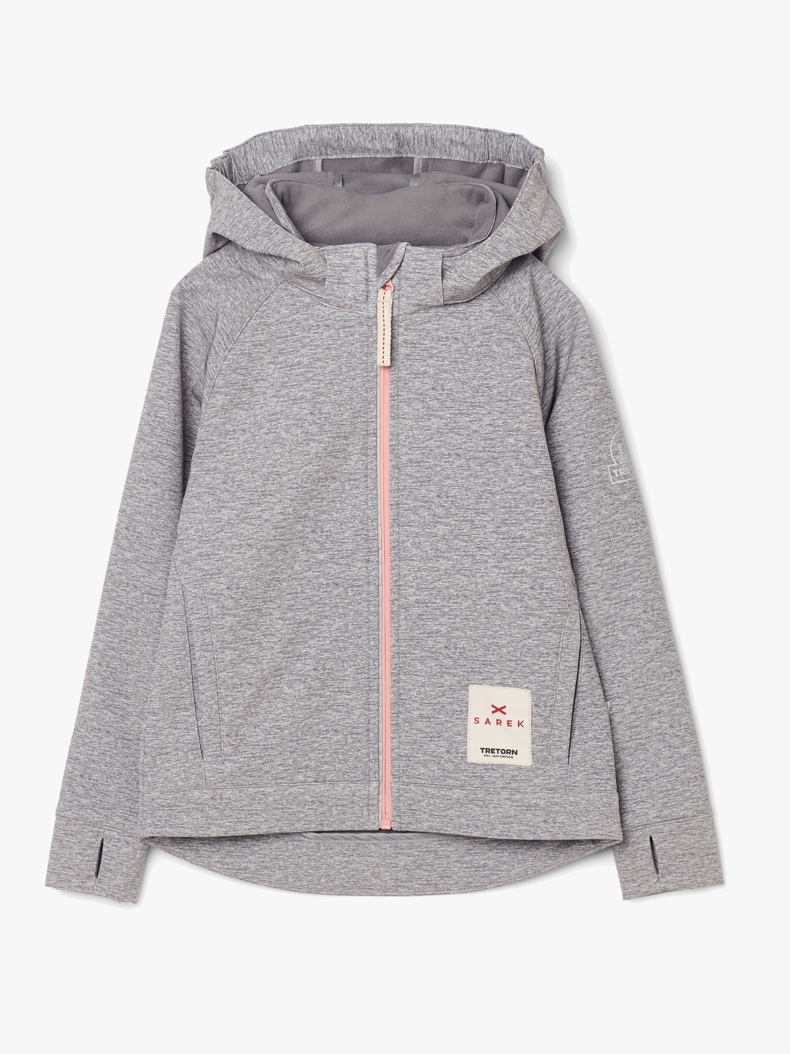 Tretorn Sarek Softshelljacke, Grey Melange, 86/92