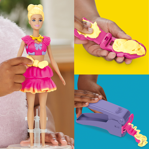 Play-Doh Barbie Knete mit Puppe Rüschen & Schleifen