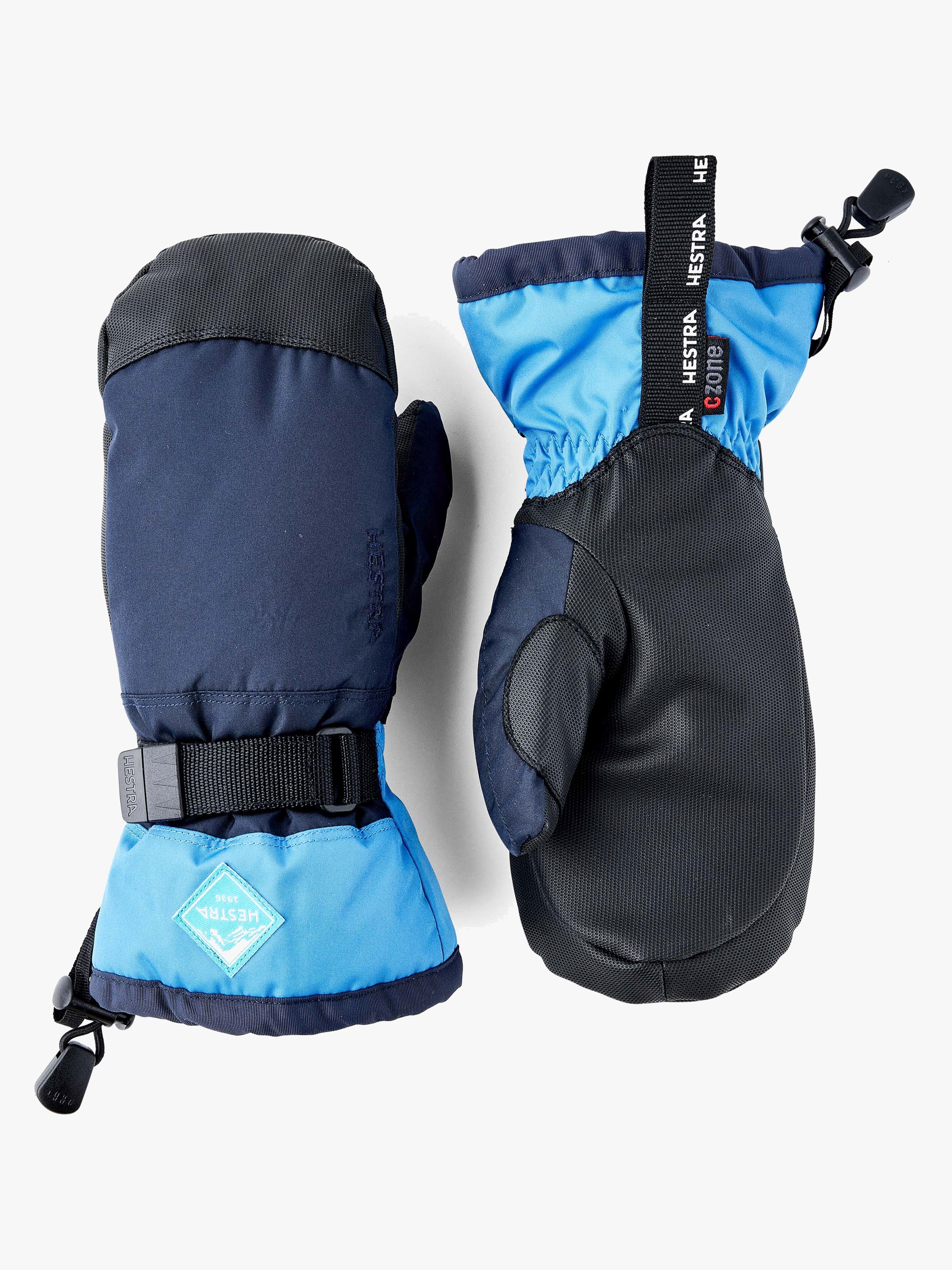 Hestra Gauntlet CZone JR Fäustlinge, Dark Navy/Sky Blue, 7
