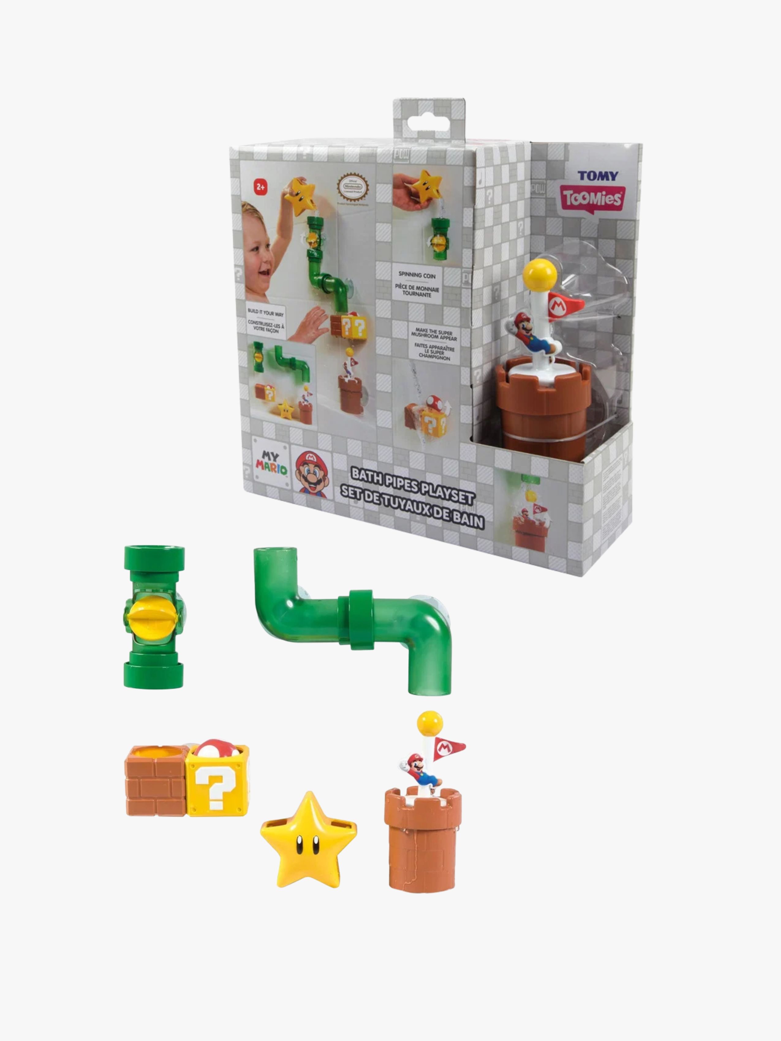 Toomies Super Mario Badespielzeug Rohr