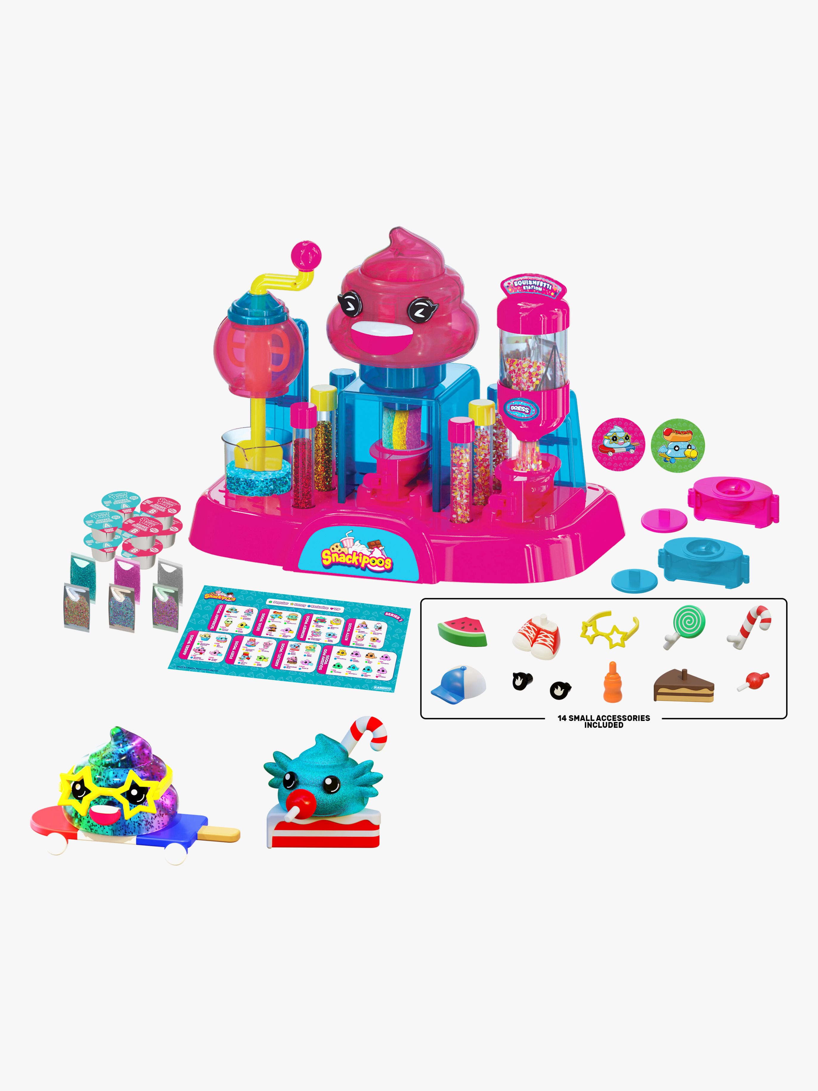 SquishyVerse Snackipoos Squish Factory Spielzeugset Series 1