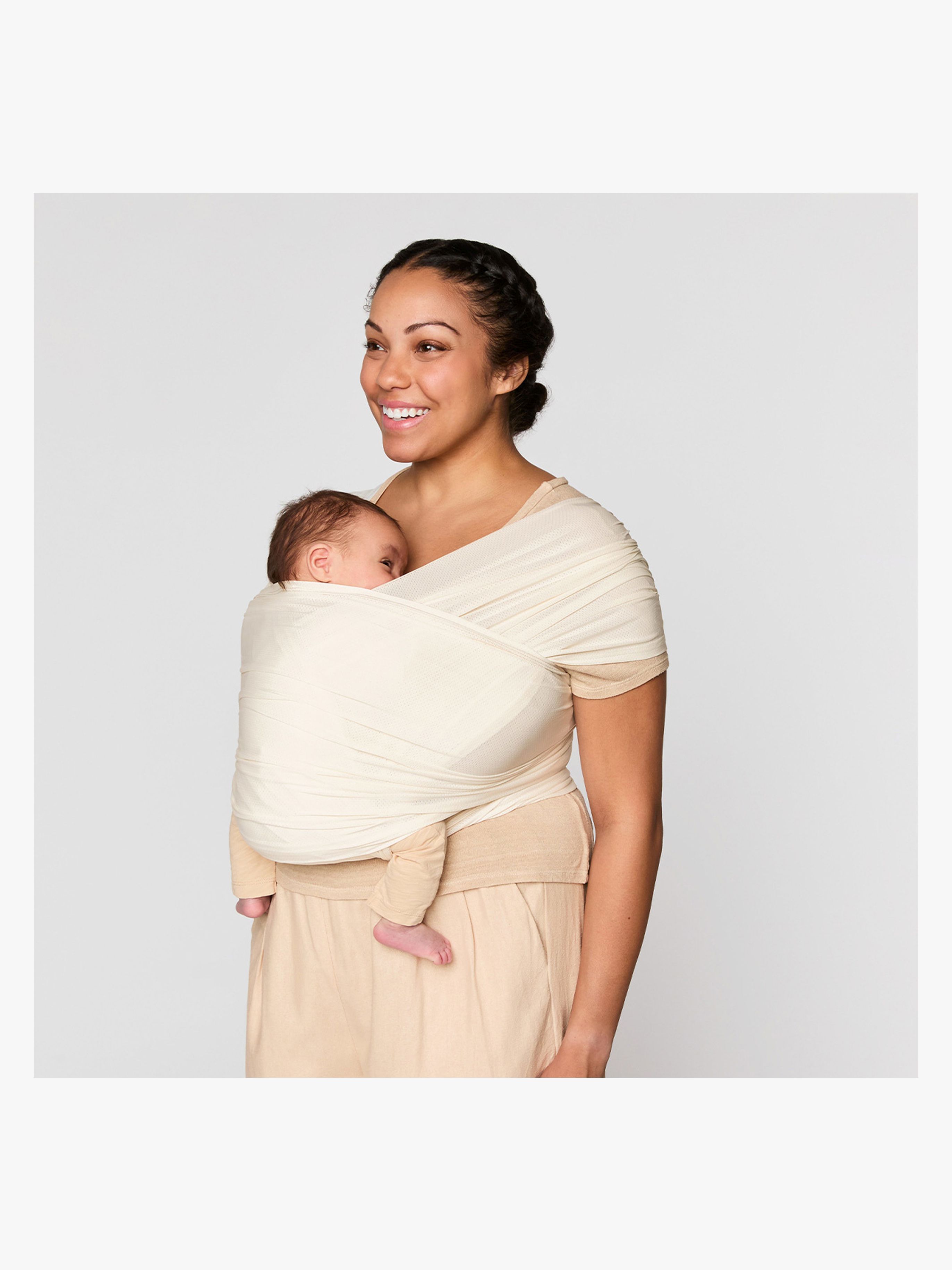 Ergobaby Aura Wrap Mesh Tragetuch, Cream
