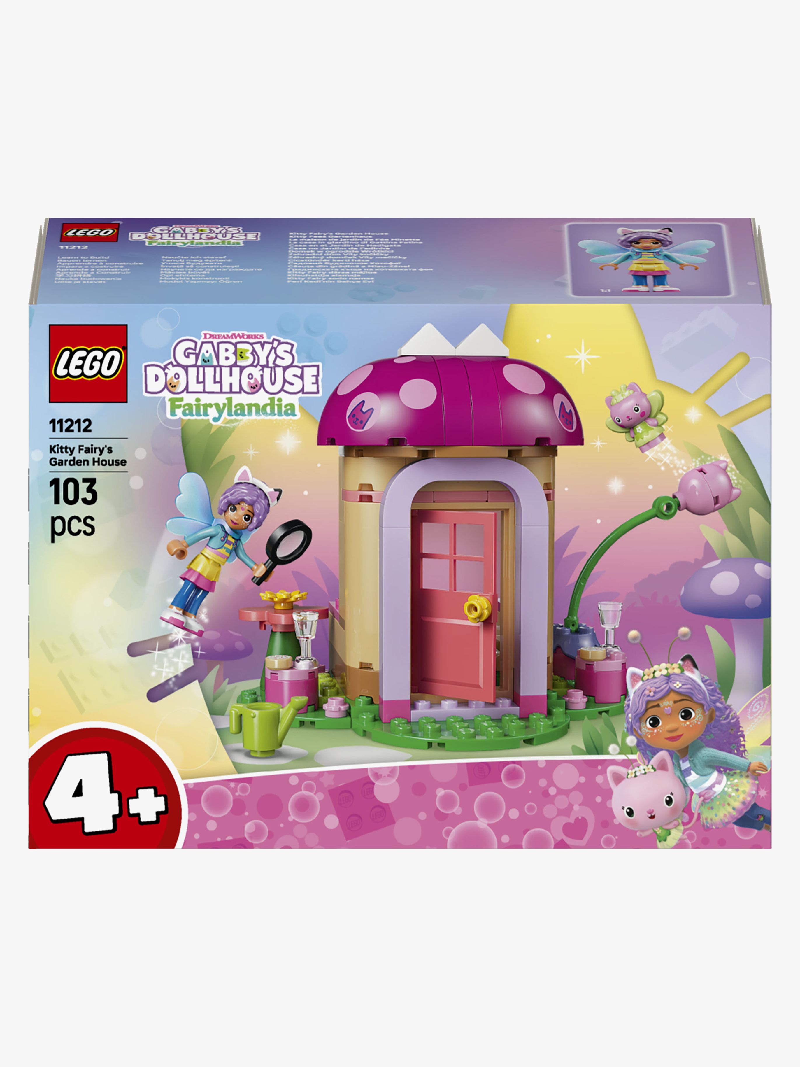 LEGO Gabby's Dollhouse 11212 Kitty Fees Gartenhaus