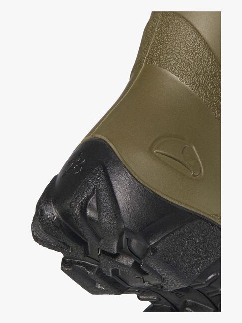 Viking Ultra Gefütterte Gummistiefel, Khaki/Schwarz