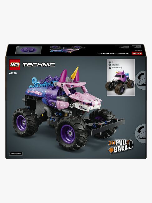LEGO Technic 42220 Monster Jam Sparkle Smash mit Rückziehmotor