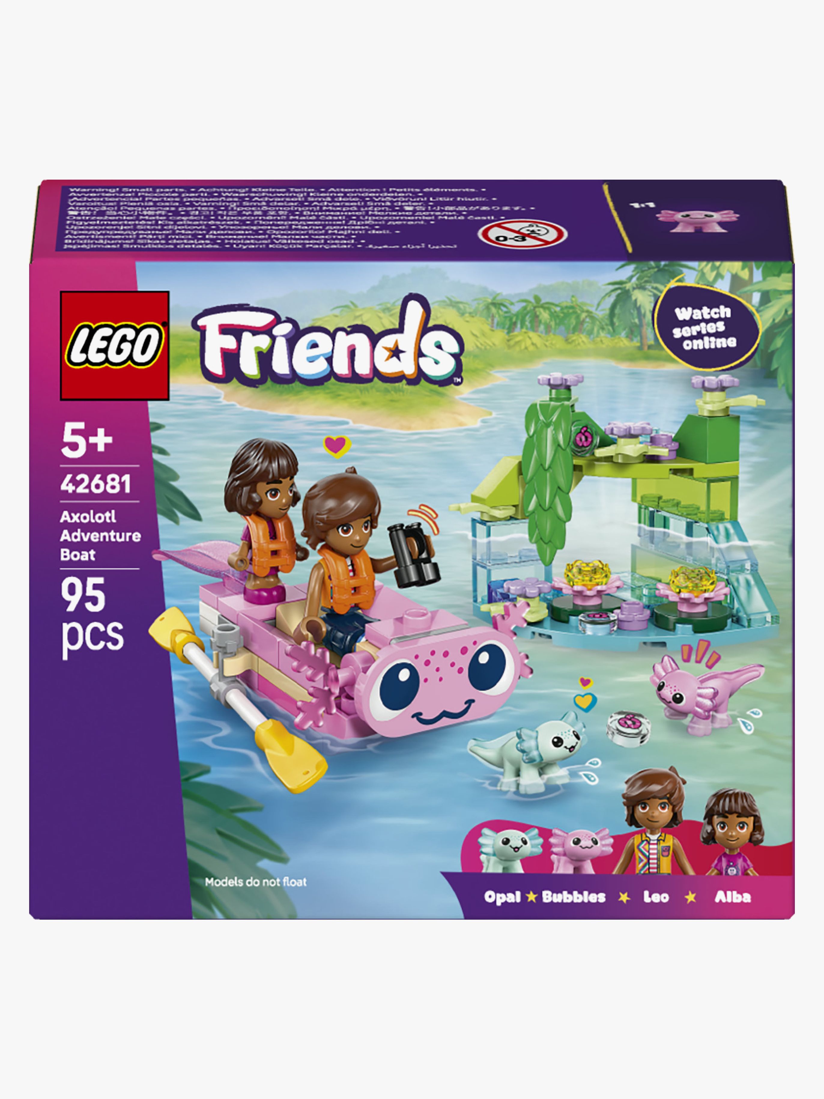 LEGO Friends 42681 Axolotl-Abenteuerboot