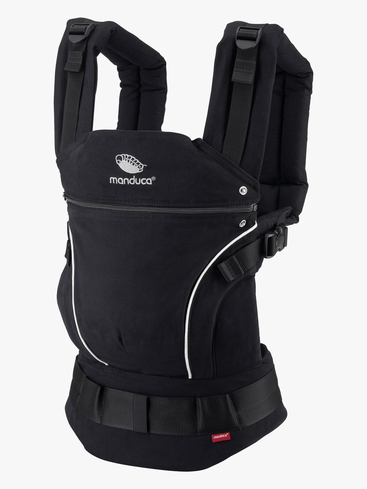 Manduca First PureCotton Babytrage, Night Black