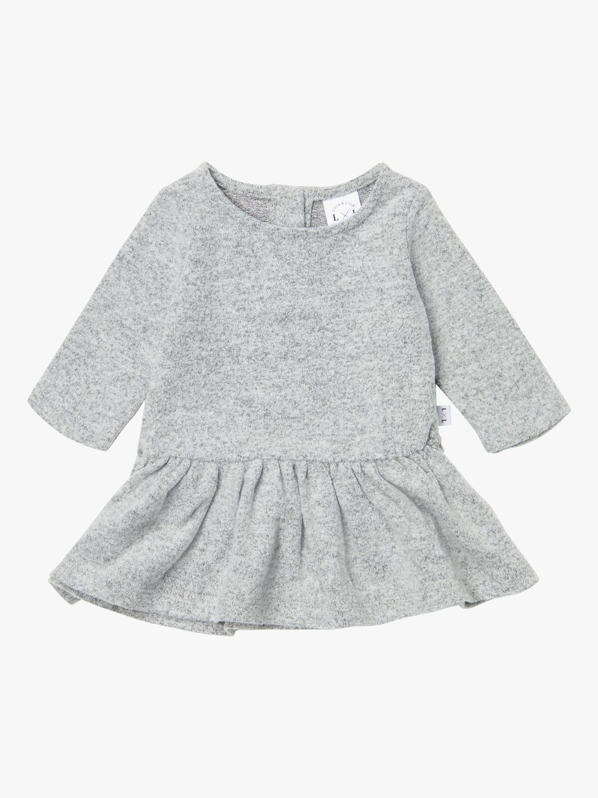 Luca & Lola Olga Kleid Baby, Grey Melange 