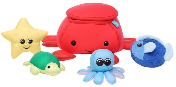 Manhattan Toy Badespielzeug Krabbe mit Freunden