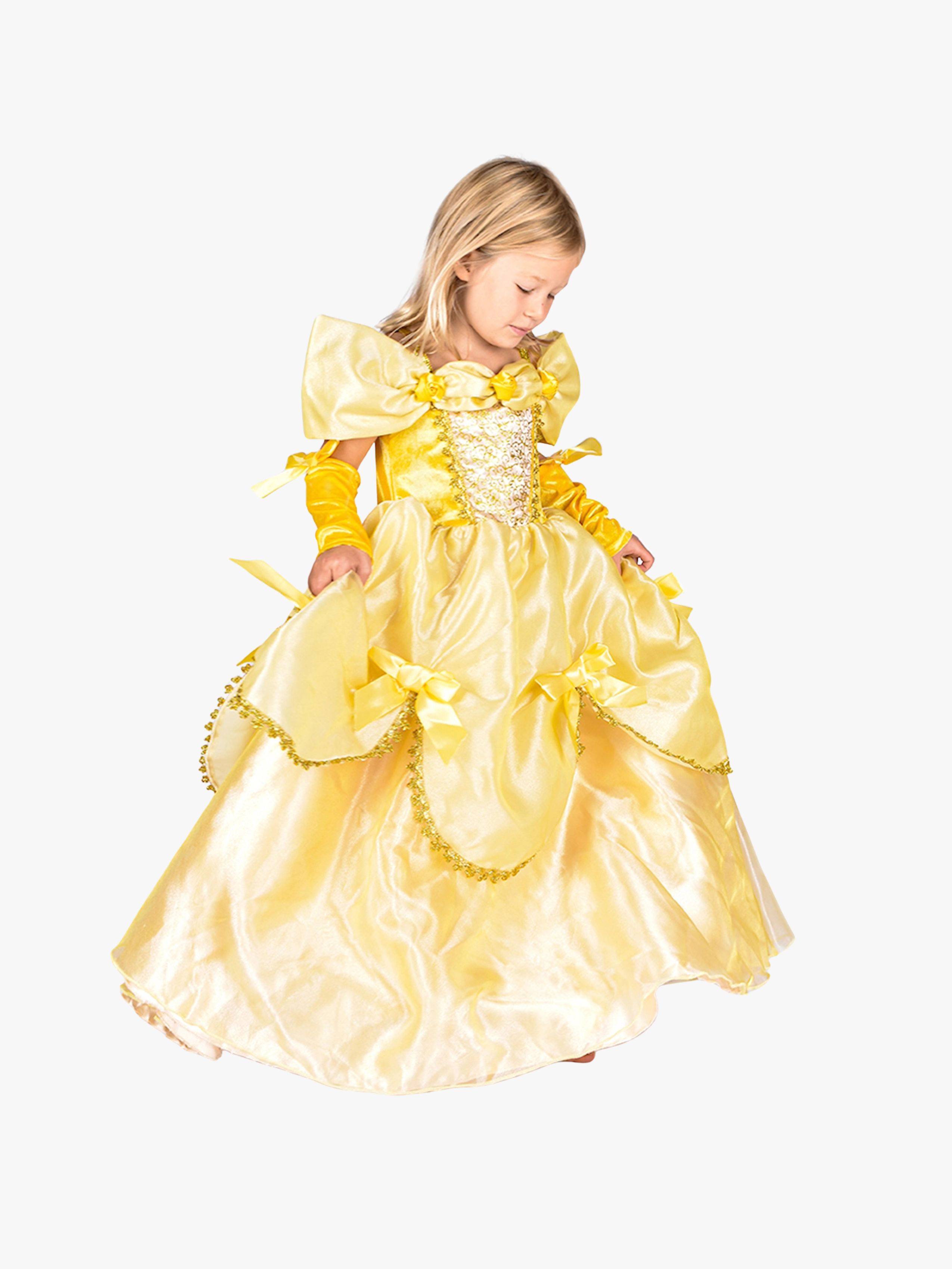 Kostüm Gelb Prinzessin Mit Accessoires, 98-104